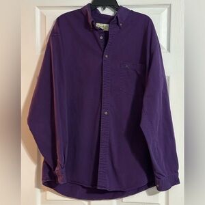 Vintage Eddie‎ Bauer Men’s Long  Sleeve Button Down - Size XL